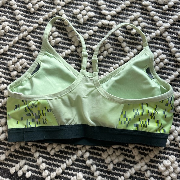 Nike Indy techno glitch neon sports bra XL - Picture 2 of 4
